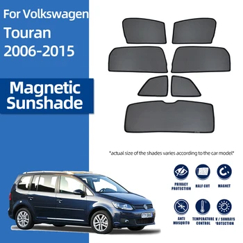 Pentru Volkswagen VW Touran 1T 2003-2015 Magnetice Auto Parasolar Scut Parbriz, geamurile Laterale din Spate parasolar Visor Cortina