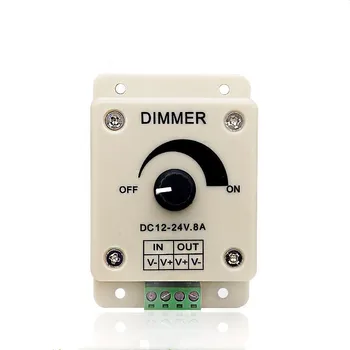 Regulator de tensiune DC-DC Stabilizator de Tensiune 8A de Alimentare Reglabil de Viteză Controller DC 12V LED Dimmer Switch 12 V