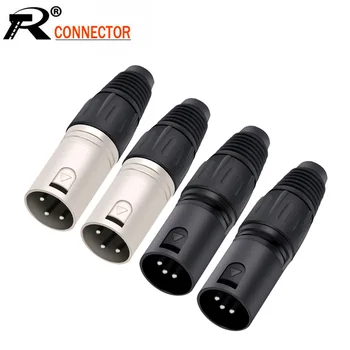 10BUC/lot 3 Pin XLR de sex Masculin Conector Microfon MIC Adaptor XLR Cablu Termininal Audio Conector de Sârmă