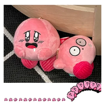 Anime Kawaii Stele Kirby Desene Animate Amuzant Exagerat Expresie Jucării De Pluș Sac Pandantiv Drăguț Animale De Pluș Papusa Copii Gift10cm
