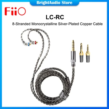 FiiO LC-RC MMCX Casti Cablu 8-Izolați Monocristalin de Argint-Cupru Placat cu Linie 2.5/3.5/4.4 mm Swappable, Plug pentru FH5S PRO