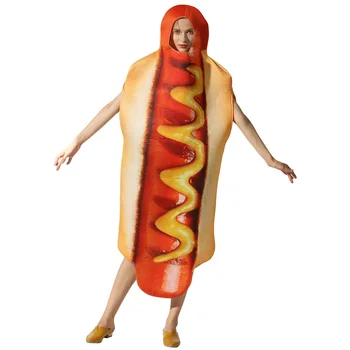 Hot dog cosplay costum de performanță etapă costum dintr-o bucata costum