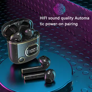 X25 TWS Wireless compatibil Bluetooth Căști Hifi Stereo Muzică Smart Touch control afisaj Digital Căști de Gaming