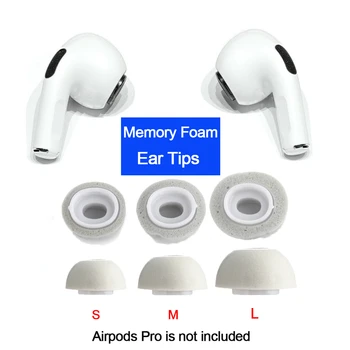 1 Pereche Alb Wireless Bluetooth Muguri Ureche Pentru Apple Airpods Pro Înlocuirea Căștilor De Aer Din Spumă Cu Memorie Maneca Sfaturi De Ureche Accesorii