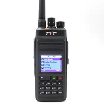 TYT MD-398 Digital Walkie Talkie 10W UHF 400-480MHz Dual Slot DMR Ham Radio de Emisie-recepție IP67 rezistent la apa