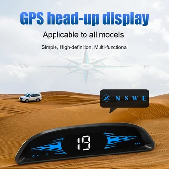 G2 Universal GPS HUD Head Up Display Vitezometrul contorul de parcurs Busola Parbriz Proiector cu Oboseala de Conducere Electronic de Alarmă
