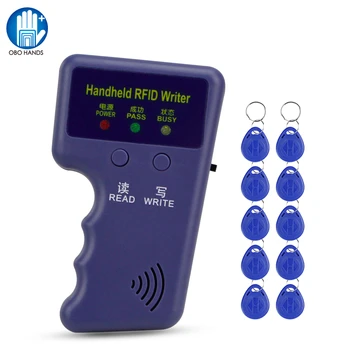 Noul Handheld 125KHz RFID Copiator Duplicator Card RFID Cititor de Scriitor EM Card Cloner Programator Reinscriptibile EM4305/T5577 Keyfobs