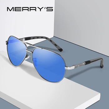 MERRYS DESIGN Bărbați Clasic de Aluminiu HD Polarizate Pilot ochelari de Soare Aviație Cadru De Conducere UV400 Protecție S8725