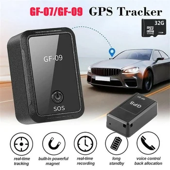 GF-07/GF-09 Mini GPS Tracker APP de Control Anti-Furt Dispozitiv de Localizare Magnetic Recorder de Voce pentru Animale de companie Auto de Poziționare a Locației