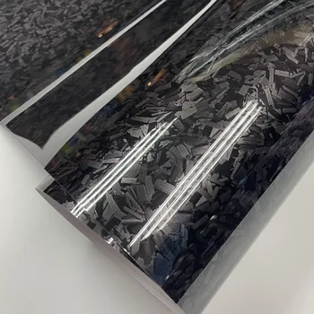 Rosu/Argintiu/Negru 3D Carbon Forjat Folie de Vinil cu Aer Elibera Bule Gratuit autoadezive DIY Styling Auto Autocolant Decal Ambalaj