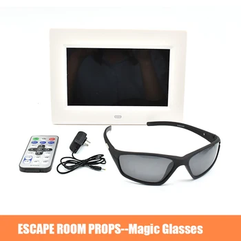 Evacuare camera de recuzită Magie ochelari folosi ochelari uimitoare pentru a găsi indicii invizibile secret chamber cameră propunerii de magie pentru Camera de Ieșire Proprietar