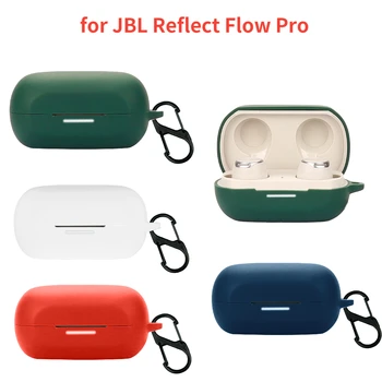 Capac de silicon pentru JBL Reflecta Fluxul Pro cu Cârlig 360° All-inclusive de Încărcare Compartiment Protector Casti Cutie Shell