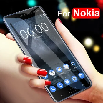 Caz Pentru Nokia 2 3 5 6 7 Plus 8 Full Capac Sticla Siguranță Tremp Nokia2 Nokia3 Nokia5 Nokia6 Nokia7 7plus Nokia8 Telefon