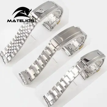 20mm Oyster Jubilee Stil Curea de Ceas Watchband Brushed/Polished Brățară din Oțel Inoxidabil Piese de Schimb se potrivesc 40MM SUB caz