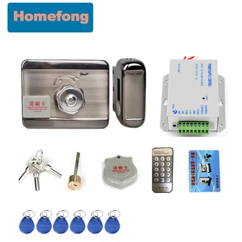 Homefong Electronice DIY Kit Electric de Blocare a Ușii Cheie Card RFID pentru a Debloca Ușa Sistem de Control Acces