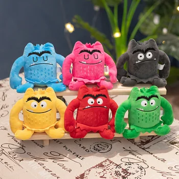 6 Culori Culoarea Monstru Emoție Jucării de Pluș Copil Potoli setea Emoție Pluș Drăguț Păpuși de Pluș Copilului Jucării de Crăciun 2022 noi