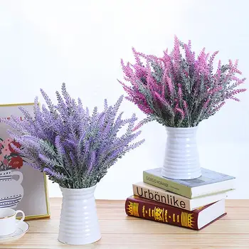 1 Pachet Romantic Provence Lavender Home Accesorii Decor Vaza Decor Pentru Casă Flori Artificiale Cereale Fals Plante