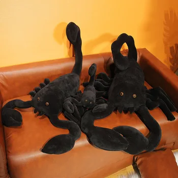 Simulare Scorpion Jucărie de Pluș Moale de Pluș Umplute de Animale Perna Papusa pentru Copii Cadou de Ziua Decor Acasă