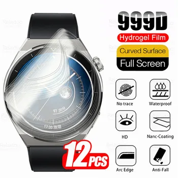 12Pcs Complet Curbat Hidrogel Film Moale Pentru Huawei Watch GT 3 Pro Protector de Ecran SmartWatch GT3Pro GT3 3Pro 46mm 43mm Nu de Sticla