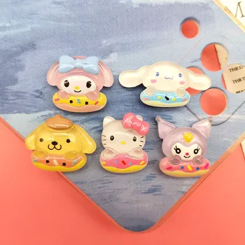 Sanrioed Kuromi Cinnamorll Melodia Mea Pompom Purins Hello Kitty Pochacco Desene Animate Diy Tort Crema Gel Ac De Păr Accesorii