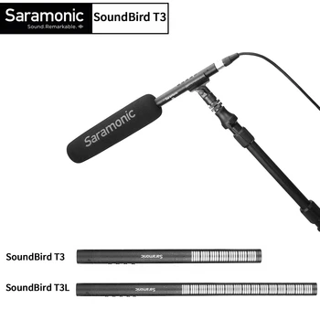 Saramonic Profesional Shotgun cu Condensator Microfon SoundBird T3/T3L pentru realizarea de Filme Domeniul de Înregistrare a Sunetului de Știri Interviu Vlog