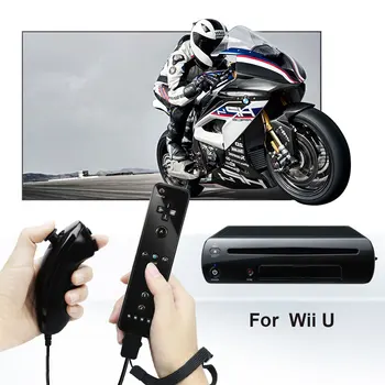 Pentru Wii 2 in 1 de la Distanță Controler Gamepad Motion Plus Suport Bluetooth Remote Controle Pentru Wii Nunchuck Joypad