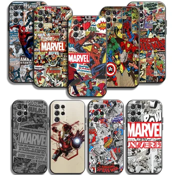 Marvel Avengers LOGO Cazuri de Telefon Pentru Samsung Galaxy A21S A31 A72 A52 A71 A51 5G A42 5G A20 A21 A22 4G A22 5G A20 A32 A11 5G