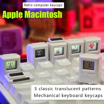 2 BUC Retro Clasic Apple Mac Designer Pălărie Mecanice Tastatura Taste ESC Cherry MX cu iluminare de fundal Personalizate Keycap Și 1,5 U Tasta Tab
