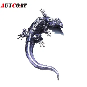 AUTCOAT 1buc 3D Autocolant Auto Geckoes Forma de Masina Decal, Universale Accesorii Auto, Decoratiuni Autocolante