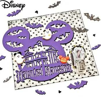 Mare Disney Conac Bântuit de Tăiere de Metal Moare Disney de Halloween Mickey Mouse Mor Reducerile Pentru BRICOLAJ Scrapbooking Album Cărți de Hârtie