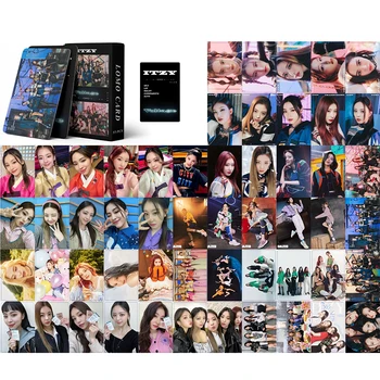 55Pcs/Set Kpop ITZY Lomo Card Album Tensiune NEBUN ÎN DRAGOSTE cărți Poștale Moda coreeană Grup de Fete Idol Imprimare Foto HD Carduri de Fani
