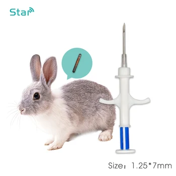 10buc ISO11784/5 la 134,2 KHz rfid Transponder seringă FDX-B rfid injector cu 1.25*7mm microcip pentru animale de companie animale chip de injecție