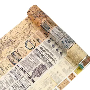 80mm x 8m Harta Lumii Bandă Washi DIY Decorative Scrapbooking Planificator de Bandă de Mascare Bandă Adezivă Eticheta Autocolant de Papetărie