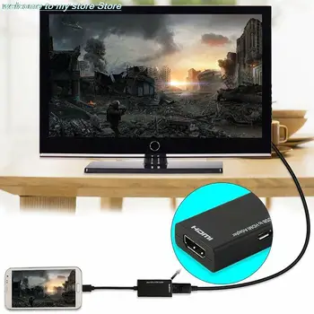 Micro USB MHL 2.0 la HDMI HDTV TV HD cablu Adaptor HD 1080P HDMI Audio-Video Cablu MHL Converter pentru Telefonul Mobil Samsung LG S7