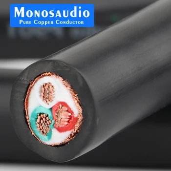 Monosaudio P901 multiple Hi-cupru OFC cablu de alimentare de 4,5 Metri hifi cablul de Alimentare electrică de alimentare cable11AWG(4.5mm2)x3core