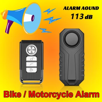 Motociclete biciclete de Alarmă Anti-furt Impermeabil Telecomanda Wireless Detector de Vibrații de Alarmă Biciclete Electrice Alarma de Securitate