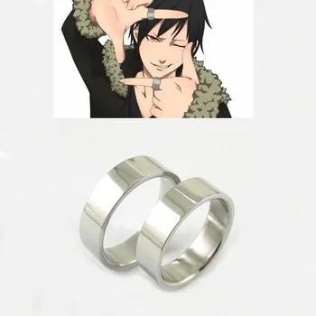 Pentru 0.99 dolari Mic Cadou Set de 2 Bucati Inele Anime DuRaRaRa Izaya Orihara Oțel Titan Ring