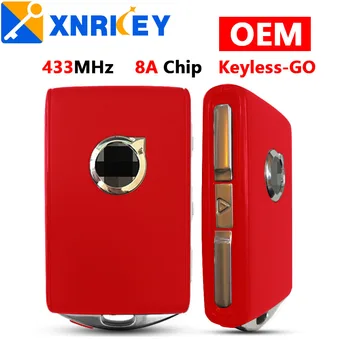 XNRKEY Original 3 Buton Inteligent de la Distanță Cheie 8A Chip 433Mhz pentru Volvo S90 S60 S40 XC60 XC90 2016-2020 Plin Keyless Go Cheie de Masina