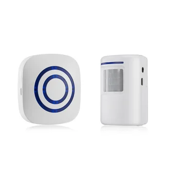 FFYY-Door Chime,de Afaceri fără Fir Usa Senzor de Mișcare Detector Inteligent Vizitator soneria de Securitate Acasă Alee de Alarmă cu 1 Plug-in