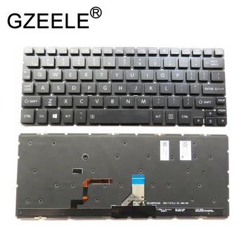 GZEELE Nou pentru Toshiba L15W l15w-b p20w-c p25w-c 9Z.N8PBU.701 0KN0-DV1US13 NOI, Cu iluminare din spate Tastatura Laptop Negru