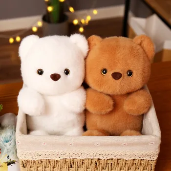22cm Ursuleț de Pluș Jucarii Animale Stuf Păpuși pentru Copii Drăguț Urs Fete Băiat Popular Papusa de Plus pentru Copii Cadou de Ziua Decor Acasă