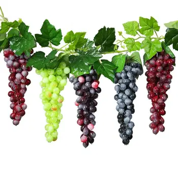 Minunat Artificiale Fructe Struguri Fals Decorativ Fructe Realiste Acasă Petrecerea De Nunta Decor Gradina Accesorii Mini Fals Fructe
