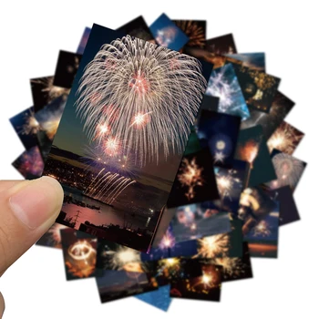 10/50PCS focuri de Artificii Autocolante Creative Peisaj foc de Artificii Jurnalizare Accesorii Autocolante Decorare Estetica Romantică Decalcomanii