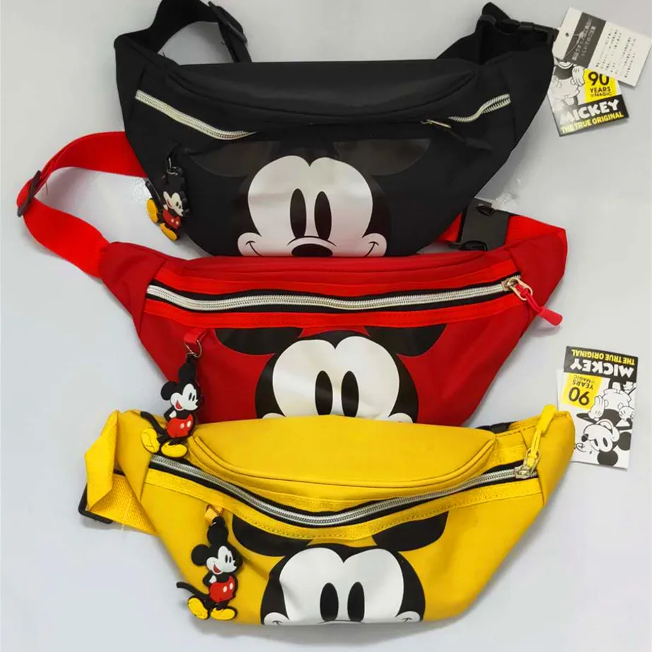 Disney ' s new Mickey bărbați și femei curea sac Mickey Mouse geantă de umăr piept geanta băieți fete geantă de mână Imagine 1