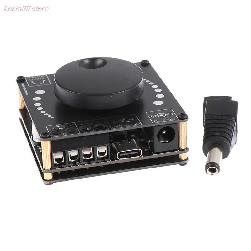 HIFI 10W/15W/20W XY-AP15H Stereo compatibil Bluetooth Amplificator Digital de Bord AUX USB-C de Intrare 12V/24V Imagine 1