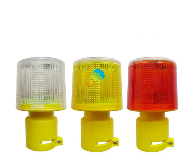 Limita de reduceri de pret de Fabrica galben bariera Rutier de avertizare lampă solară LED lumină intermitentă de avertizare Imagine 1
