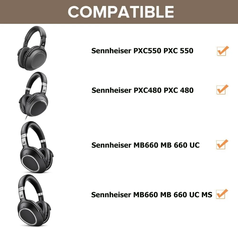 OFC 2,5 mm Înlocuire Stereo Cablu Audio prelungitor pentru Sennheiser PXC550 PXC480 PXC 550 480 MB660 MB 660 UC MS Căști Imagine 1
