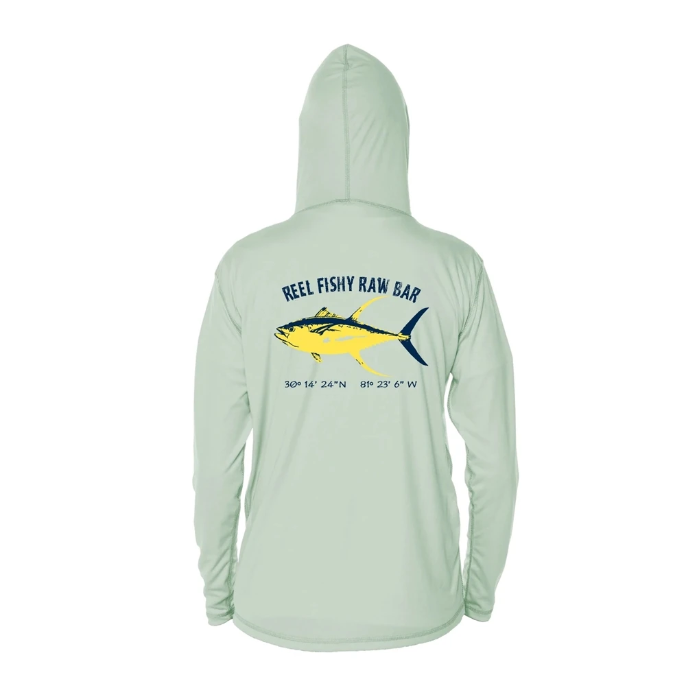Rola De Pește În 2022 Imbracaminte Barbati Maneca Lunga Pescuit Tricouri Tricou Protectie Uv Respirabil Cu Gluga Îmbrăcăminte De Pescuit Camisa Pesca Imagine 1