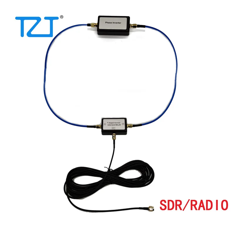 TZT YouLoop Antena Magnetic Portabil Magnetic Pasiv Antenă Buclă 250mW pentru HF și VHF Imagine 1
