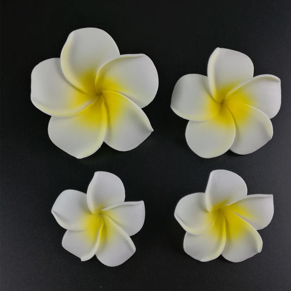 20buc Plumeria Hawaiian Spuma Frangipani Flori Artificiale Pentru Petrecerea de Nunta de Decorare 5cm Buchet de Flori Decor Acasă Imagine 2